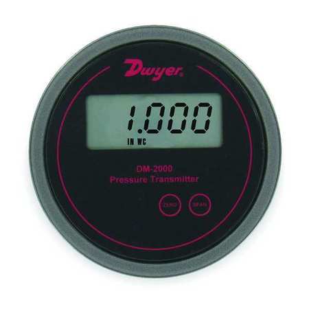Diff Transmitter.Digital. 0 to 1 in wc. Mfr#: DM-2004-LCD