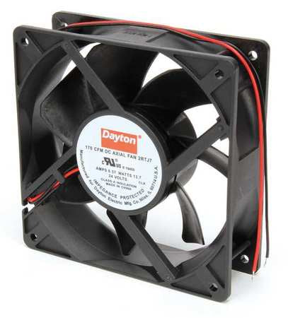 Axial Fan.Square.4-11/16" H.170 CFM. Mfr#: 2RTJ7