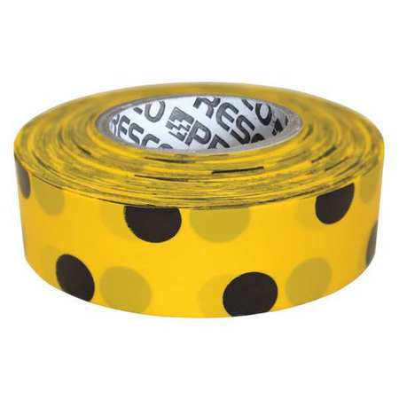 Flagging Tape.Yllw/Blk.300 ft x 1-3/8 In. Mfr#: PDYBK-200