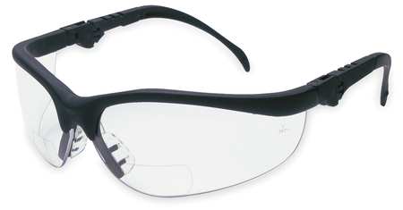 Bifocal Safety Read Glasses.+1.50.Clear. Mfr#: K3H15