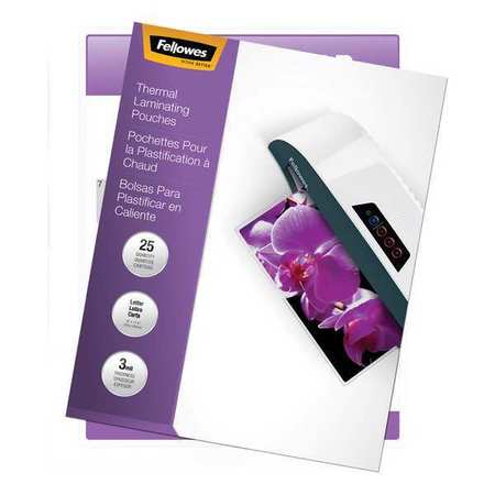 Laminating Pouch.Letter.3 mil.PK25. Mfr#: 5200501