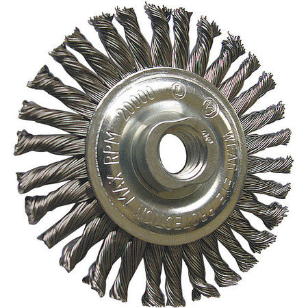 Stringer Wheel.4 In D.Steel.0.0200 Wire. Mfr#: 4EDW6