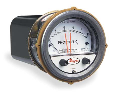 Pressure Gauge.0 to 10 In H2O. Mfr#: A3010