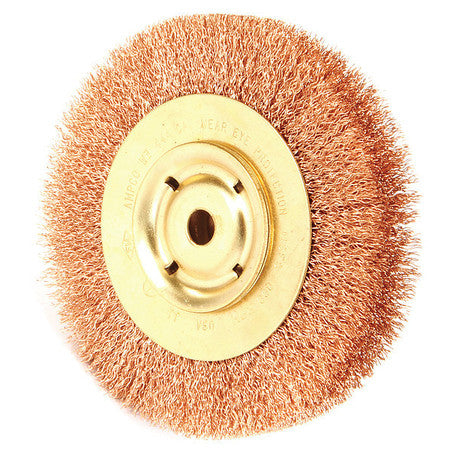 Crimped Wire Wheel Brush.6 In..1 In. W. Mfr#: WB-44A