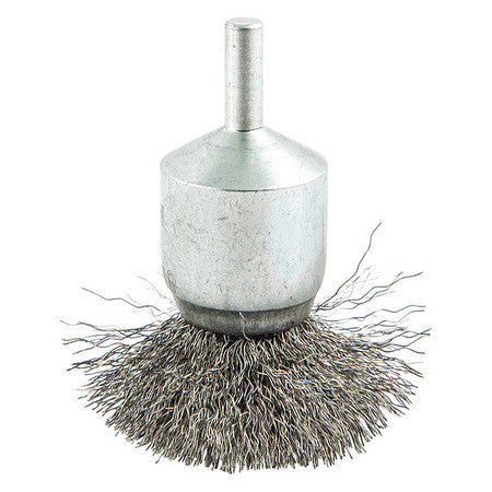 Crimped Wire End Brush.Shank Size 1/4". Mfr#: 66252838899