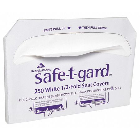 Toilet Seat Cover.Half Fold.PK5000. Mfr#: 47046