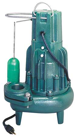 1 HP.Sewage Ejector Pump.230VAC. Mfr#: D284