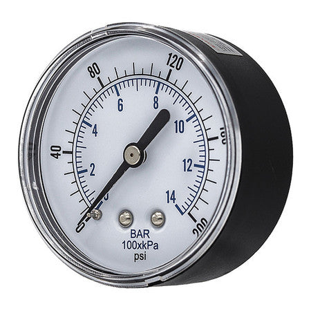 Pressure Gauge.Nominal 2-1/2" Dial. Mfr#: SEP-102D-254G-BSPT