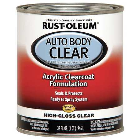 Auto Body Paint.Clear Coat.1 Qt.. Mfr#: 253522