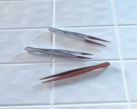 Steel Lab Forceps.PK2. Mfr#: H37937-0000