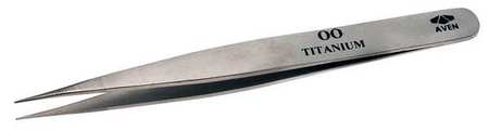 Precision Tweezer. Titanium. 4-1/2 In. Mfr#: 18032TT